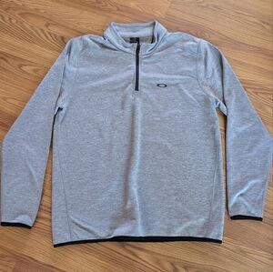 Oakley Men's Gray Zip-Up Sweater
